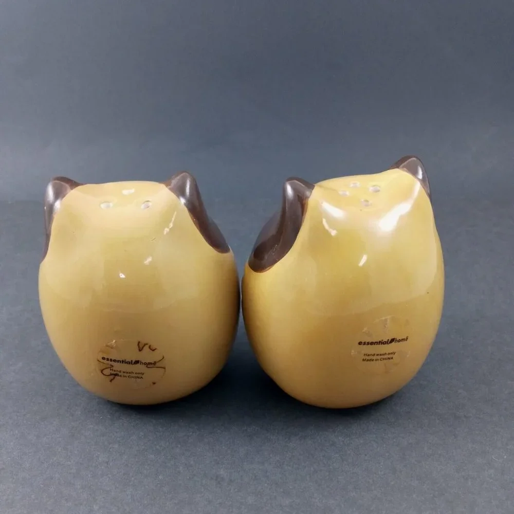 Set Of  Ceramic Owl Salt And Pepper Shaker